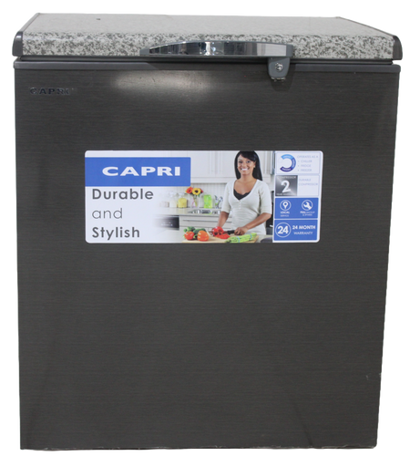 Capri Chest Freezer 210L Metallic CCF210M