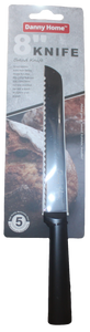 Danny Home BLACK Bread Knife 8 "