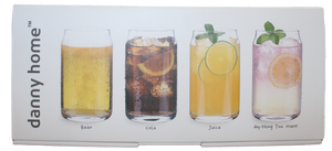 Danny Home glass cup 500ml 4 pieces